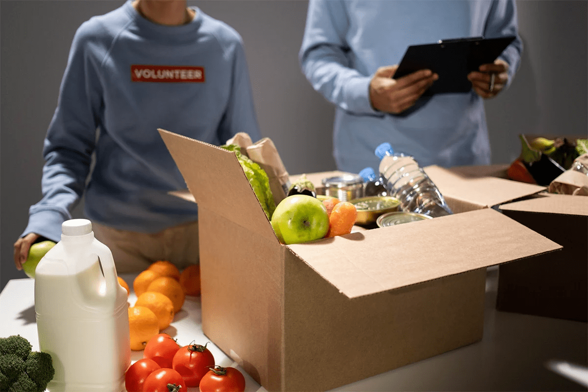 150 food parcels for residents of Kyiv and Vasylkiv